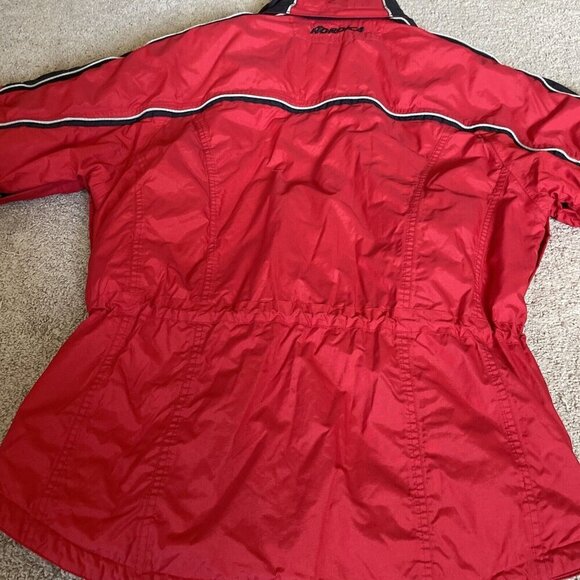 VTG Nordica Insulated Winter Ski Jacket Women's 12 Red Waterproof Thermolite - Picture 6 of 16